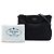 Borsa a tracolla Prada Black Saffiano Trimmed Tessuto Nero - vista 7