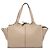 Céline Celine Beige Medium Grained Calfskin Trifold Tote