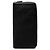 Prada Black Saffiano Zip Around Long Wallet