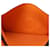 Porte-cartes Togo Orange Dogon Hermès  - vue 5