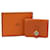 Porte-cartes Togo Orange Dogon Hermès  - vue 8