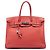Hermès Red Clemence Birkin Retourne 35 Rosso