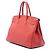 Hermès Red Clemence Birkin Retourne 35 Rosso - vista 2