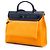 Hermès Yellow Toile Verso Herbag Zip 31 Giallo Senape - vista 2