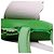 Charm per borsa Hermès Grigri Rodeo Pegase in agnello Milo verde e Swift PM - vista 3