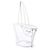 Tote Borsa shopper Prada in PVC bianco Canapa con logo - vista 2