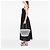 Tote Borsa shopper Prada in PVC bianco Canapa con logo - vista 6