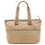 Gucci Beige GG Canvas Web Tote