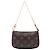 Louis Vuitton Marrón Monogram Mini Pochette Accessoires Castaño