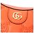 Borsa Gucci Orange Small GG Marmont Matelasse in pelle di vitello - vista 5