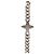 Collana Louis Vuitton Monogram Row in ottone argentato Argento - vista 4