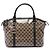 Borsa Satchel Gucci Beige Medium GG Crystal Charm