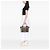 Borsa Satchel Gucci Beige Medium GG Crystal Charm - vista 6
