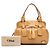 Bolsa Tote Bay em couro de bezerro acolchoado marrom Chloé Caramelo - vista 7