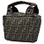Borsa a mano Mini Zucca in tela marrone Fendi - vista 2