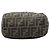 Borsa a mano Mini Zucca in tela marrone Fendi - vista 3