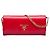 Portafoglio con catena Prada Red Vitello Move