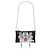 Borsa a Spalla Prada Black Tessuto Saffiano Robot Chain Nero