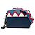 Prada Borsa a tracolla Esplanade in pelle di vitello City Calf Greca con finiture Saffiano blu media