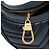 Bolsa Meia Lua Gucci Black Mini GG Marmont Matelasse em couro de bezerro - vista 5