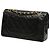 Chanel Black Small Classic Lambskin Double Flap Schwarz - Ansicht 2