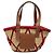 Borsa Tote in Raffia LOEWE Beige Small con Ricamo Animali e Anagramma