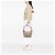 Borsa a tracolla Prada Brown Saffiano Trimmed Tessuto Marrone Marrone chiaro - vista 6