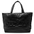 Tote in pelle di agnello nera puffer Saint Laurent Nero