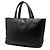 Tote in pelle di agnello nera puffer Saint Laurent Nero - vista 2