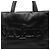 Tote in pelle di agnello nera puffer Saint Laurent Nero - vista 6