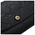 Cartera Emilie Monogram Empreinte negra Louis Vuitton Negro - vista 6