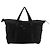 Prada Black Saffiano Trimmed Tessuto Reisetasche Schwarz