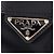 Bolsa Messenger Prada Black Tessuto com fivela Preto - vista 8