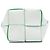 Borsa a secchiello Bottega Veneta White Mini Nappa Maxi Intrecciato Cassette Bianco Bianco sporco - vista 3