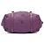 Borsa a tracolla Bottega Veneta Montaigne in nappa Intrecciato viola - vista 3