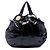 Borsa Gucci Black Large Patent Hysteria Nero