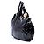 Borsa Gucci Black Large Patent Hysteria Nero - vista 2