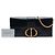 Clutch Montaigne 30 in pelle nera con catena Dior Nero - vista 7