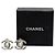 Orecchini a clip Chanel Silver CC Ottone con chiusura Turn Lock Argento - vista 4