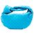 Bottega Veneta Jodie Mini in nappa blu Intrecciato