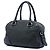 Borsa Boston Prada Nera in Vitello Daino con Tasca Anteriore Nero - vista 2