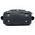 Borsa Boston Prada Nera in Vitello Daino con Tasca Anteriore Nero - vista 3