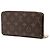 Cartera Zippy Long Louis Vuitton Marrón Monogram Evasion Illustre Castaño - vista 2