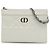 Pochette Caro Every Dior in pelle di vitello Macrocannage Diamond bianco Dior