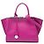 Fendi Bolsa 3Jours em couro de bezerro roxo tamanho Medium