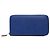 Cartera larga Hermès Blue Epsom Azap Silk Azul