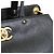 Borsa Chanel Black CC Caviar Nero - vista 6