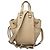Sac Hammock en cuir de veau grainé mini marron LOEWE Beige
