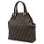 Fendi Tote aus braunem Zucca-Canvas - Ansicht 2