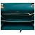 Borsa a tracolla Gucci 1973 Flap in pelle di vitello blu Medium - vista 4